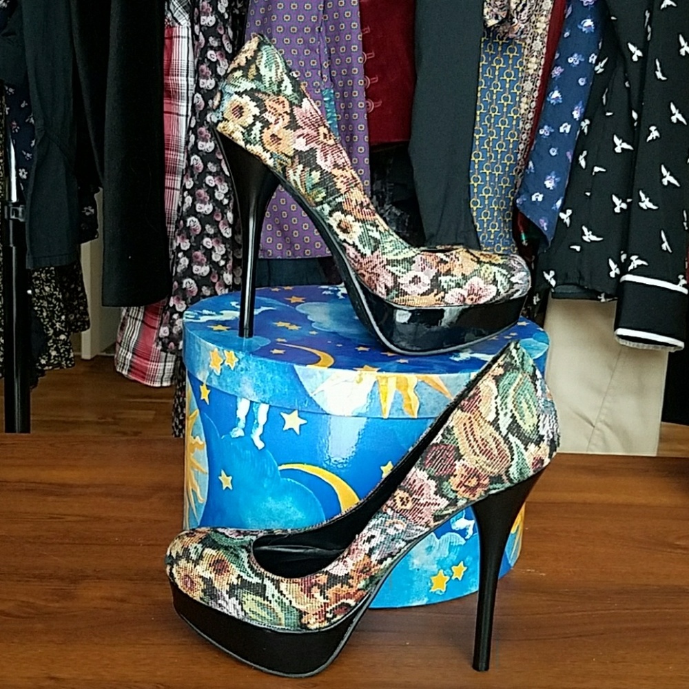 Floral Heels